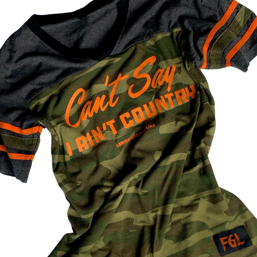Florida Georgia Line Camo Jersey Shirt